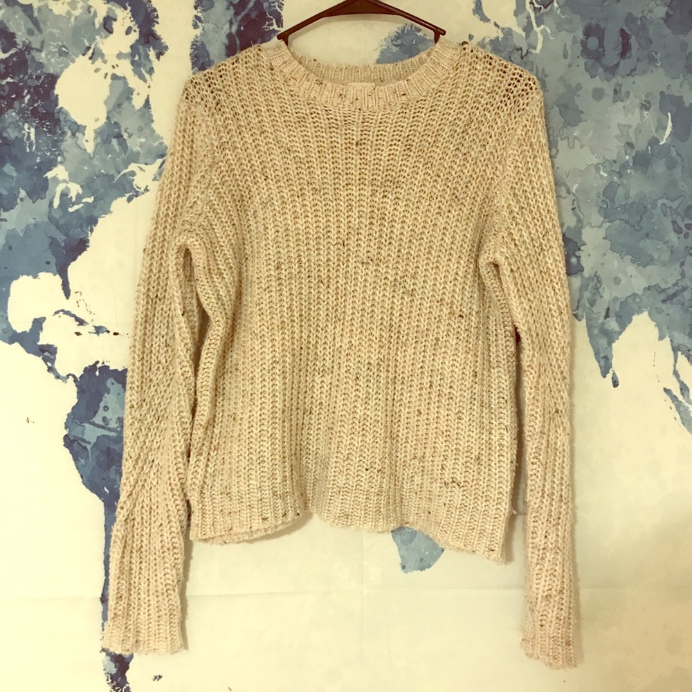 A•New•Day Off-White Sweater